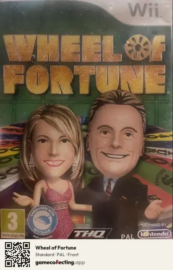 Wheel of Fortune Nintendo Wii, PAL box front