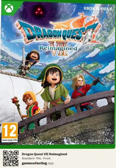 Dragon Quest VII Reimagined Xbox Series X, PAL box front