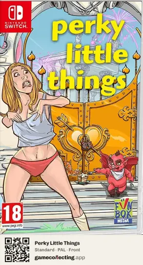 Perky Little Things Nintendo Switch, PAL box front