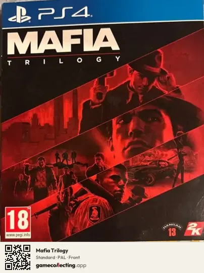 Mafia Trilogy PlayStation 4, PAL box front