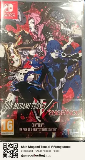 Shin Megami Tensei V: Vengeance Nintendo Switch, France box front