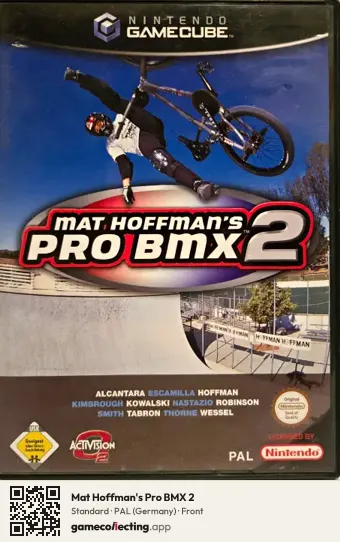 Mat Hoffman's Pro BMX 2 Nintendo GameCube, Germany box front