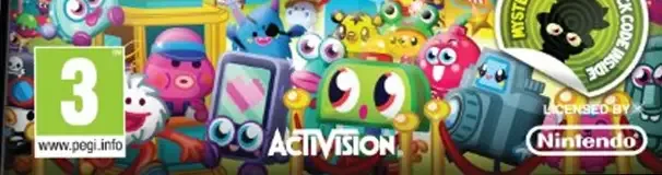 Moshi Monsters: Moshlings Theme Park, the PEGI square on its front