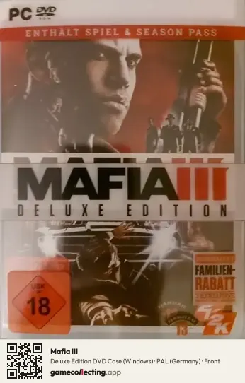 Mafia III Computer, Germany box front