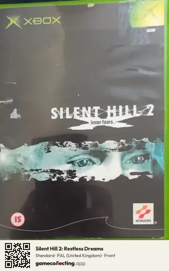 Silent Hill 2: Restless Dreams Xbox, United Kingdom box front