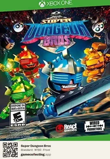 Super Dungeon Bros Xbox One, NTSC box front
