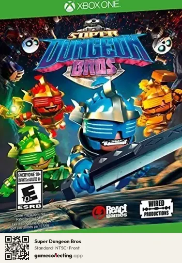 Super Dungeon Bros Xbox One, NTSC box front