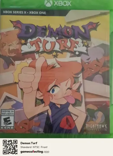 Demon Turf Xbox One, NTSC box front