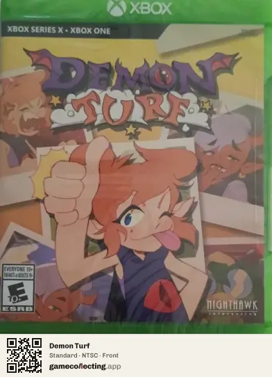 Demon Turf Xbox One, NTSC box front