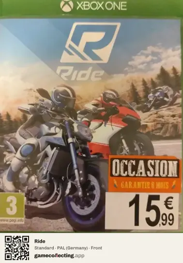 Ride Xbox One, Germany box front