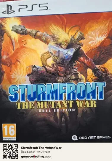 Sturmfront: The Mutant War PlayStation 5, PAL box front