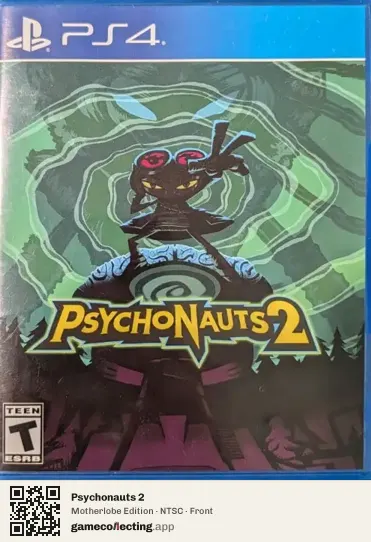 Psychonauts 2 PlayStation 4, NTSC box front