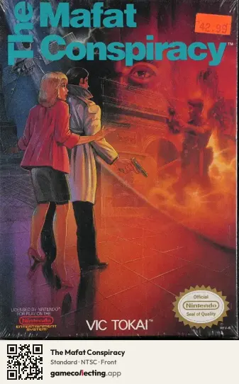 The Mafat Conspiracy Nintendo Entertainment System, NTSC box front