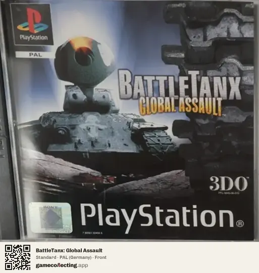 BattleTanx: Global Assault PlayStation, Germany box front