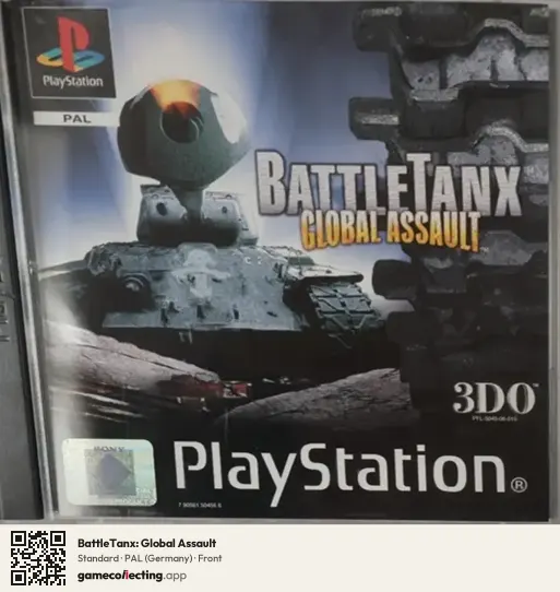 BattleTanx: Global Assault PlayStation, Germany box front