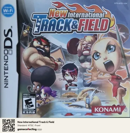 New International Track & Field Nintendo DS, NTSC box front