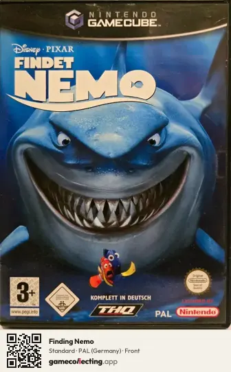Finding Nemo Nintendo GameCube, Germany box front