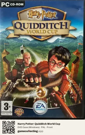 Harry Potter: Quidditch World Cup Computer, PAL box front