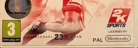 NBA 2K11, the USK square on its front
