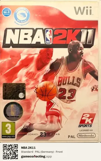 NBA 2K11 Nintendo Wii, Germany box front