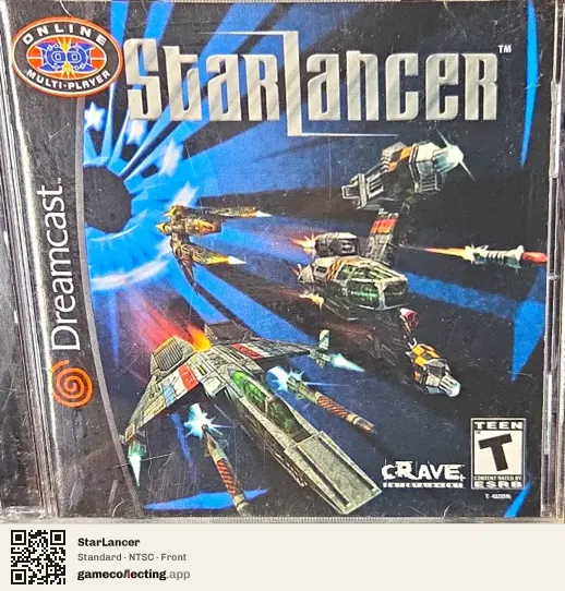 StarLancer Sega Dreamcast, NTSC box front