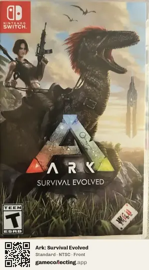 Ark: Survival Evolved Nintendo Switch, NTSC box front