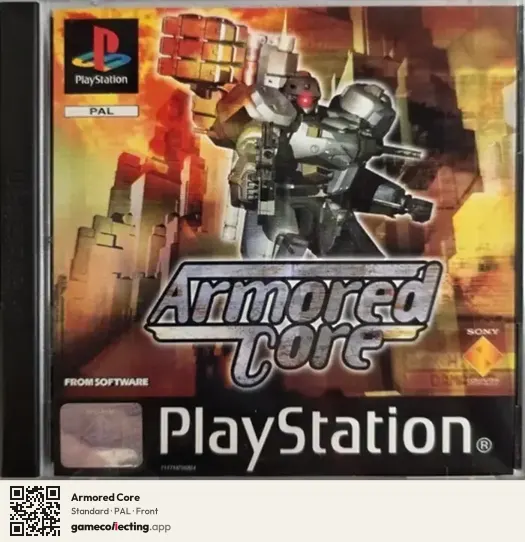 Armored Core PlayStation, PAL box front