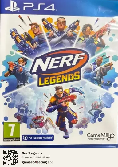 Nerf Legends PlayStation 4, PAL box front