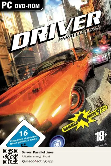 Driver: Parallel Lines Computer, Germany box front