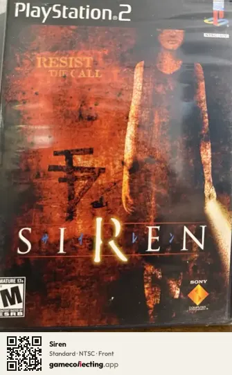 Siren PlayStation 2, NTSC box front