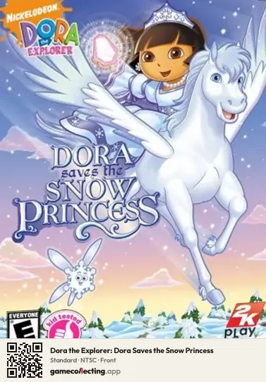 Dora the Explorer: Dora Saves the Snow Princess PlayStation 2, NTSC box front