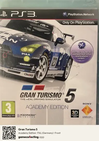 Gran Turismo 5 PlayStation 3, Germany box front
