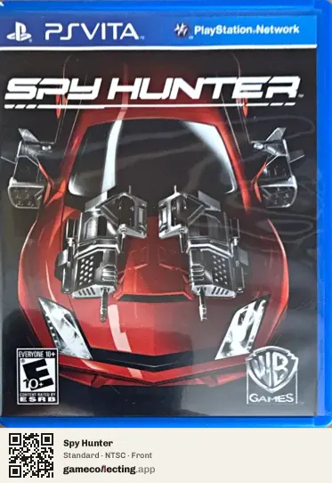 Spy Hunter PlayStation Vita, NTSC box front