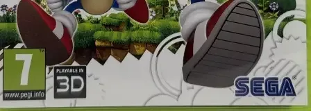 Sonic Generations, the USK square on its front