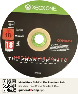 Metal Gear Solid V: The Phantom Pain Xbox One, PAL disc