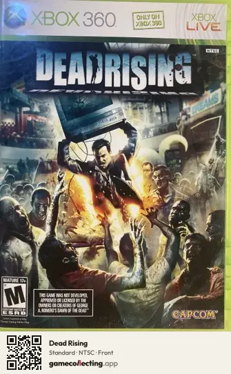Dead Rising Xbox 360, NTSC box front