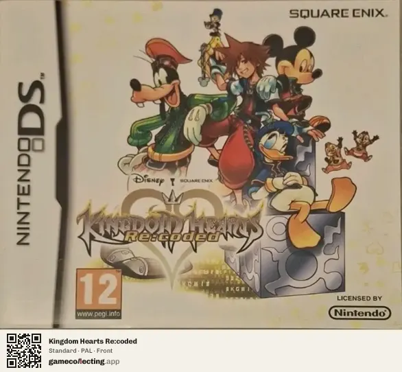 Kingdom Hearts Re:coded Nintendo DS, PAL box front