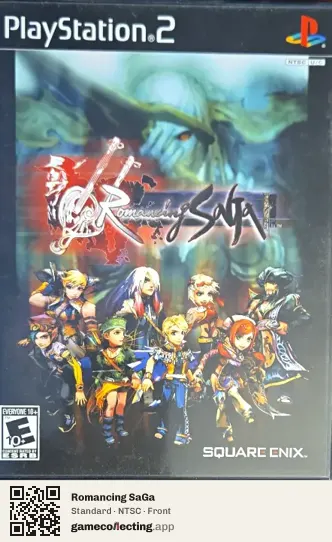 Romancing SaGa PlayStation 2, NTSC box front