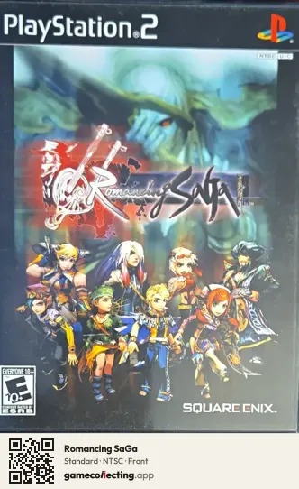 Romancing SaGa PlayStation 2, NTSC box front