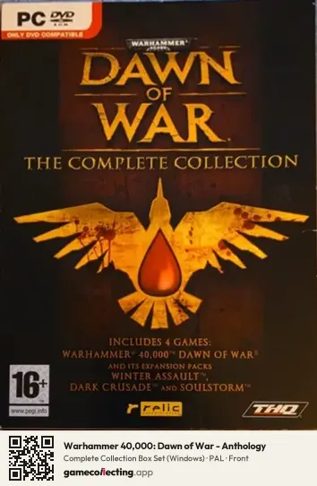 Warhammer 40,000: Dawn of War - Anthology Computer, PAL box front