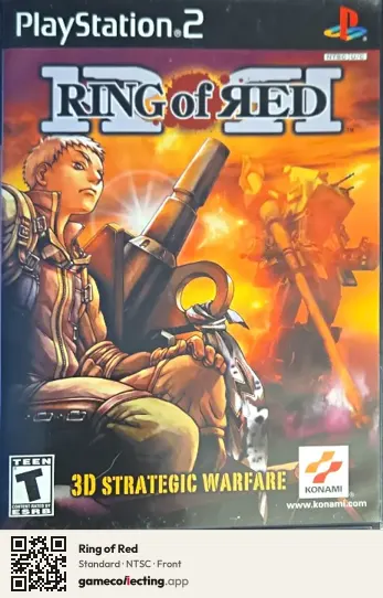 Ring of Red PlayStation 2, NTSC box front