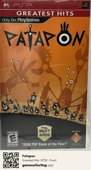 Patapon PlayStation Portable, NTSC box front