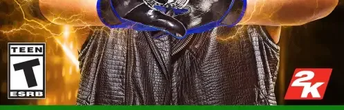 WWE 2K19, the ESRB box on its front