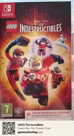 LEGO The Incredibles Nintendo Switch, France box front