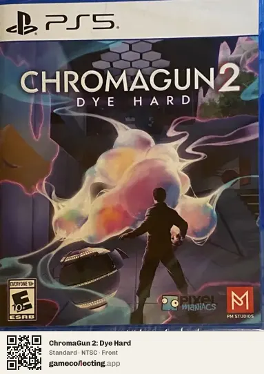 ChromaGun 2: Dye Hard PlayStation 5, NTSC box front