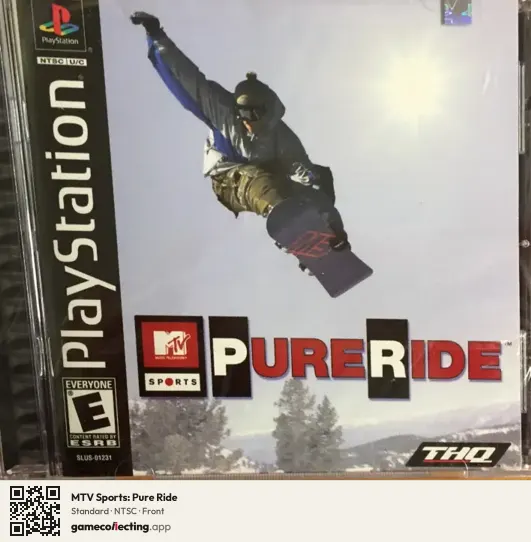 MTV Sports: Pure Ride PlayStation, NTSC box front