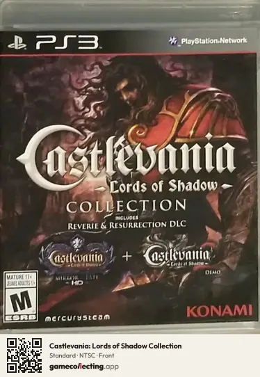 Castlevania: Lords of Shadow Collection PlayStation 3, NTSC box front