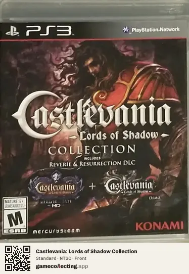 Castlevania: Lords of Shadow Collection PlayStation 3, NTSC box front