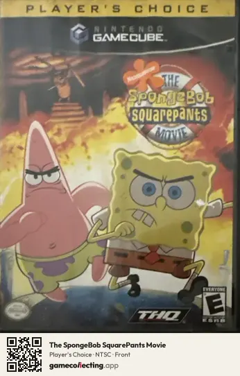 The SpongeBob SquarePants Movie Nintendo GameCube, NTSC box front