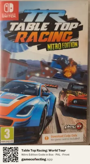 Table Top Racing: World Tour Nintendo Switch, PAL box front
